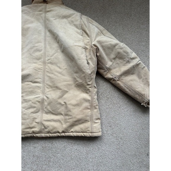 Vtg Carhartt Coat Men's 46 Quilt Lined CQ186 CQ185 Chore Ranch Corduroy Collar - Picture 11 of 16